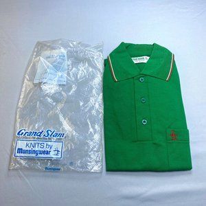 Vintage NOS 1970’s Grand Slam Munsingwear Polo Shirt Penguin golf tennis